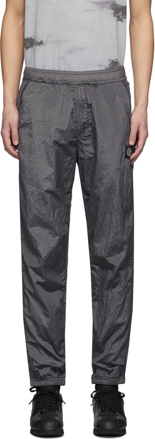 Stone Island Grey Nylon Track Pants Stone Island Grey Nylon Track Pants