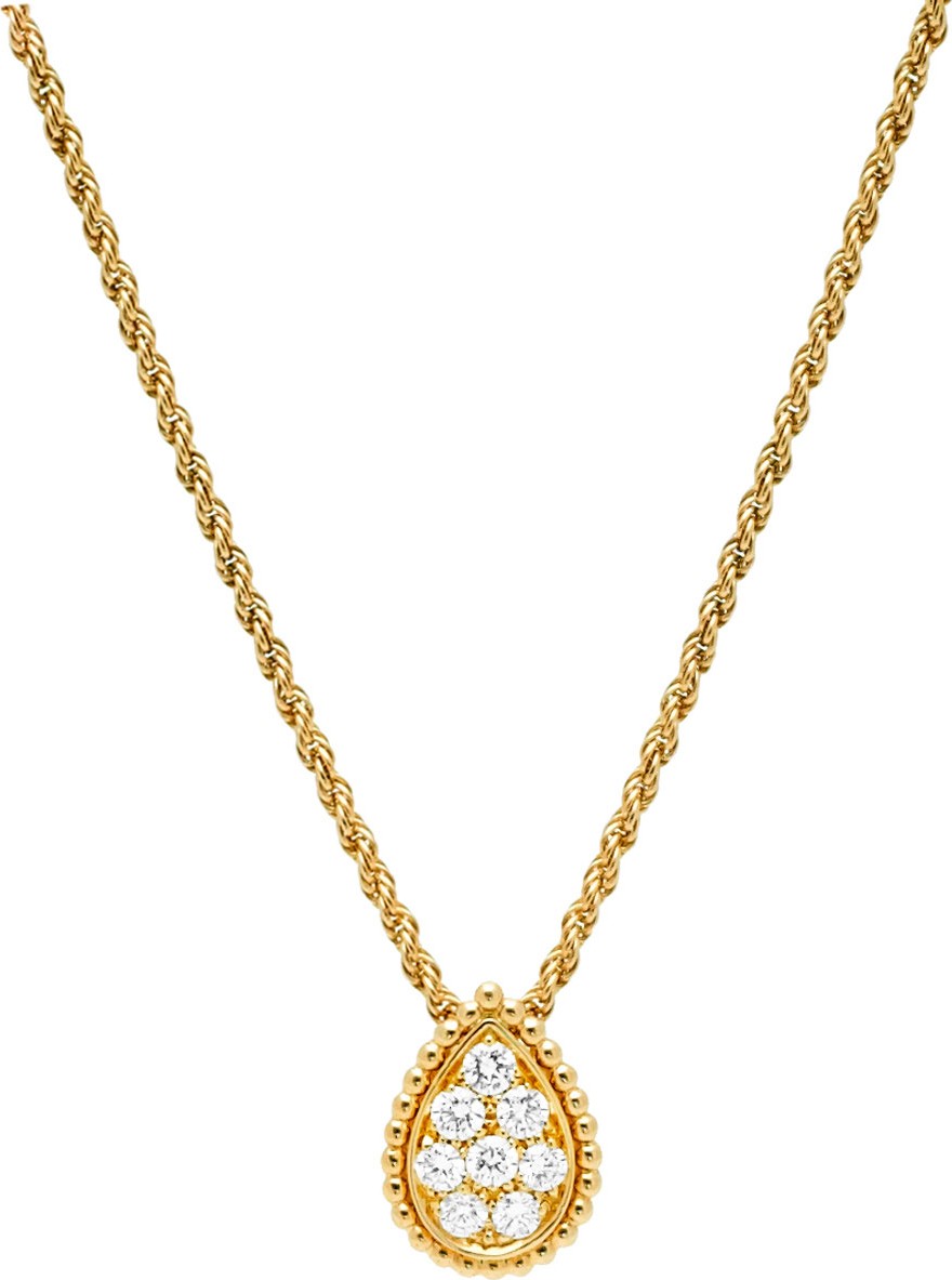 Boucheron Serpent Boheme 18k Gold Diamond Necklace