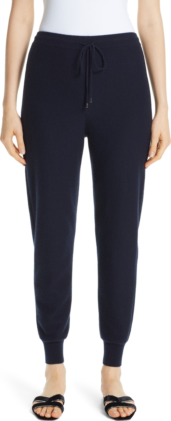 St. John Float Jacquard Knit Cashmere Pants