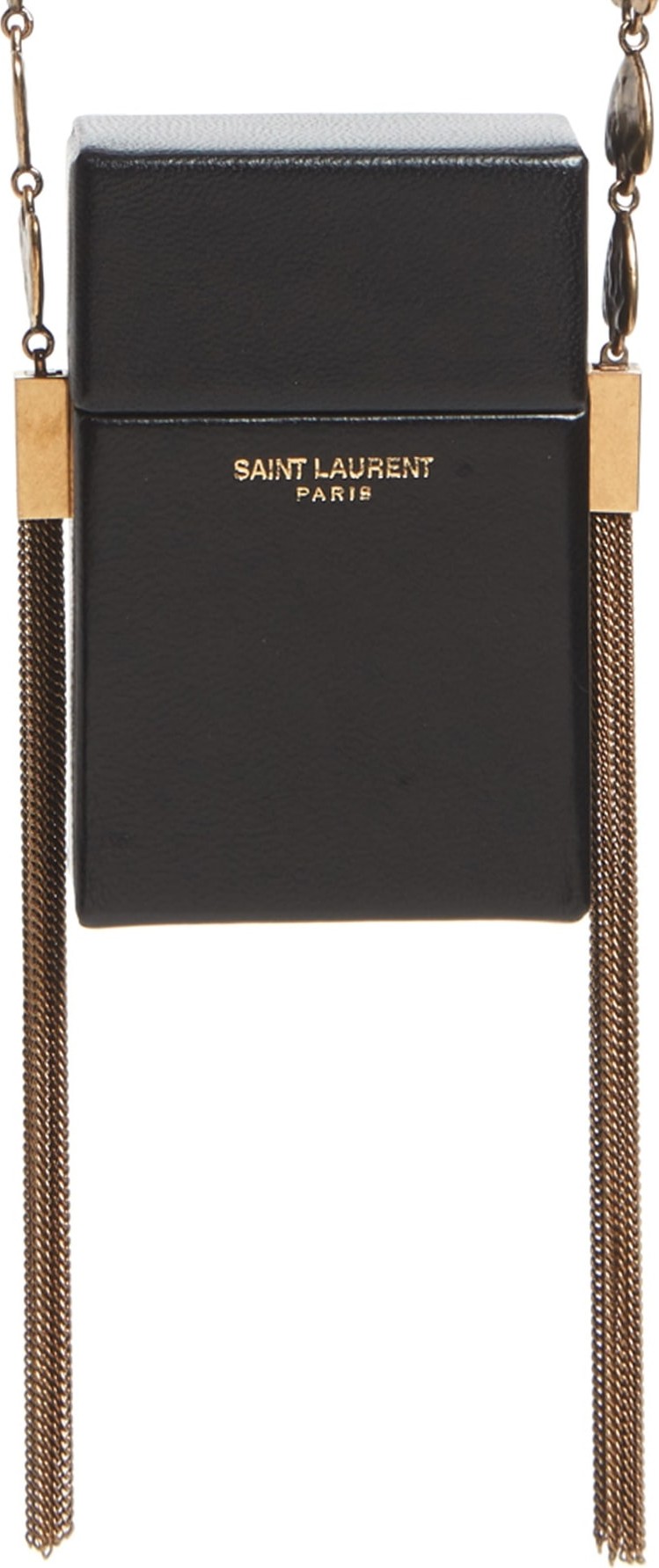 Saint Laurent Smoking Leather Minaudière