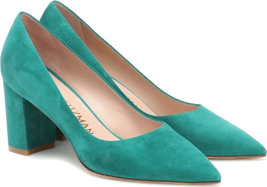 Stuart Weitzman Laney 75 suede pumps