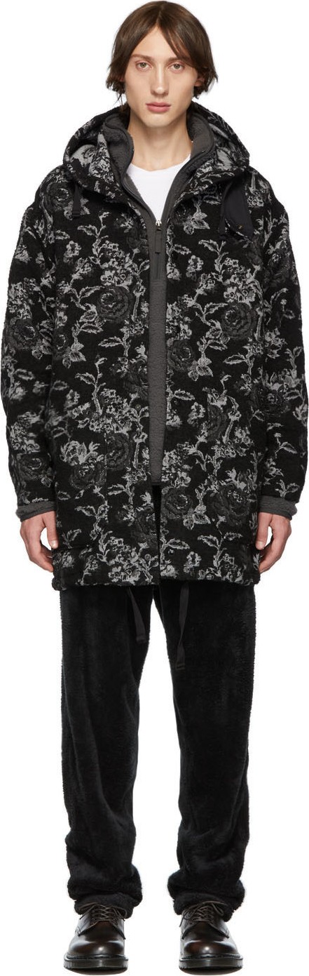 Engineered Garments Black & White Madison Parka