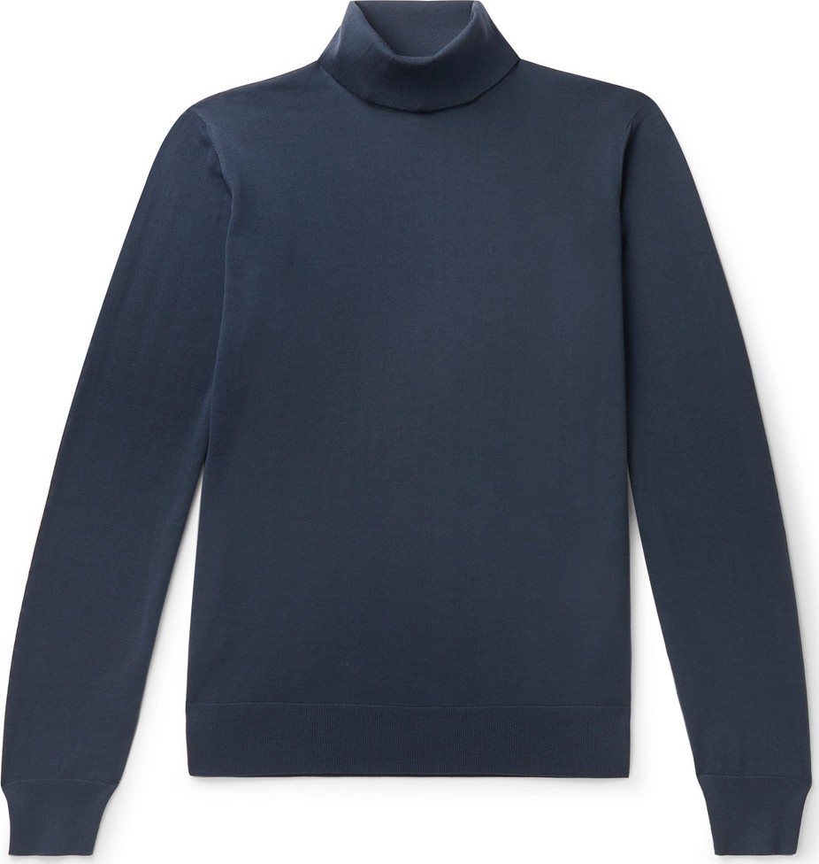 Giorgio Armani Slim-Fit Virgin Wool Rollneck Sweater