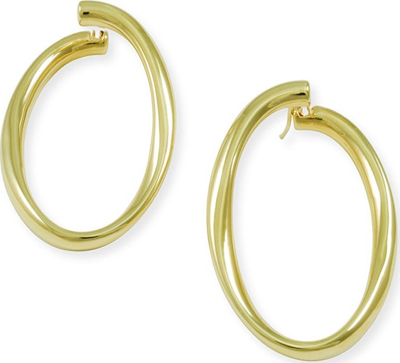 Alberto Milani Millennia 18k Gold Electroform Hoop Earrings