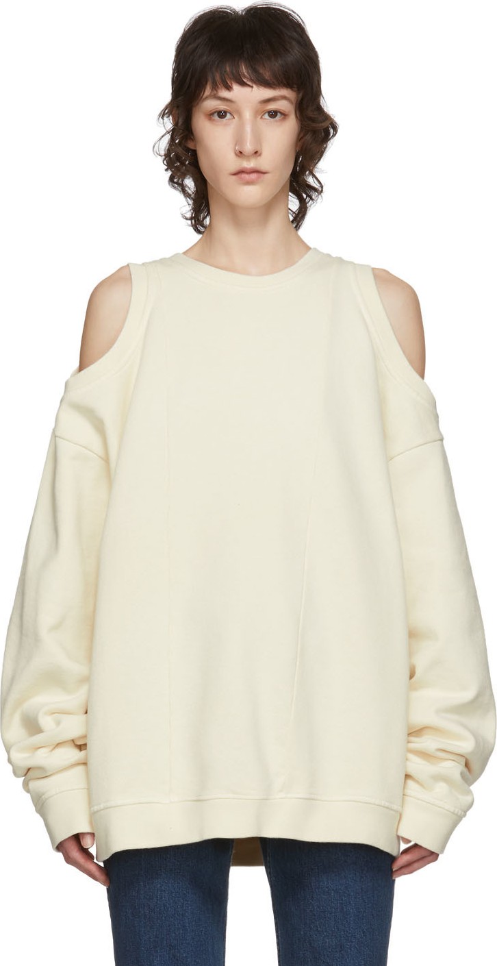 Maison Margiela Beige Décortiqué Sweatshirt
