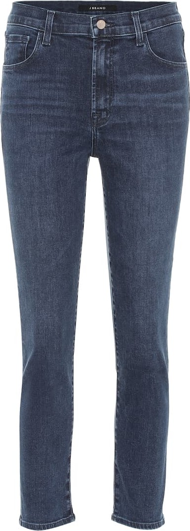 J BRAND Ruby high-rise cropped skinny jeans