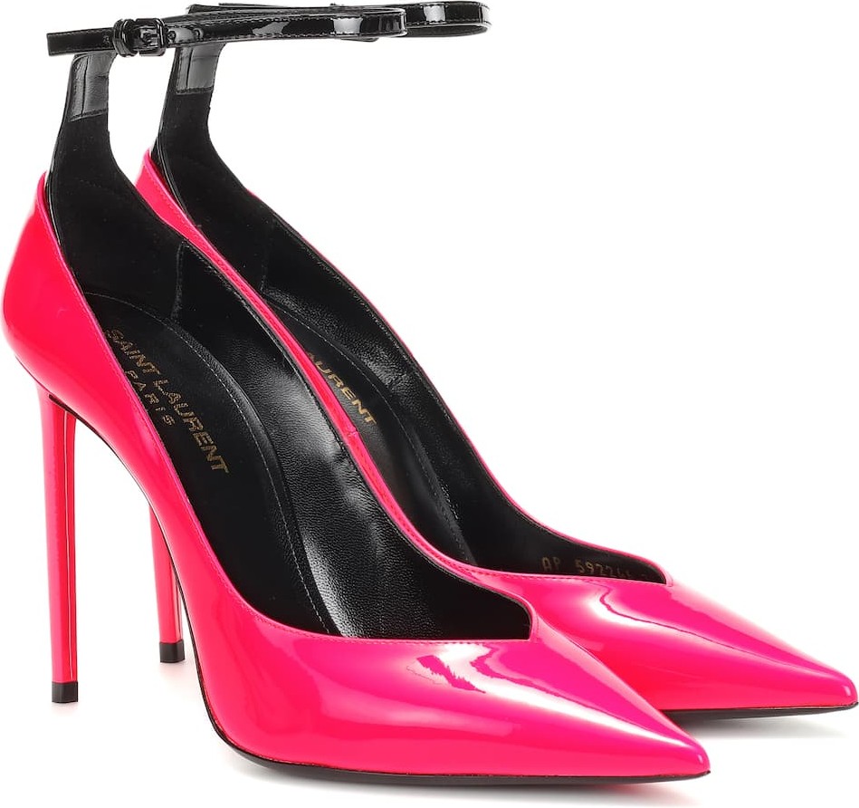 Saint Laurent Zoe 105 patent leather pumps