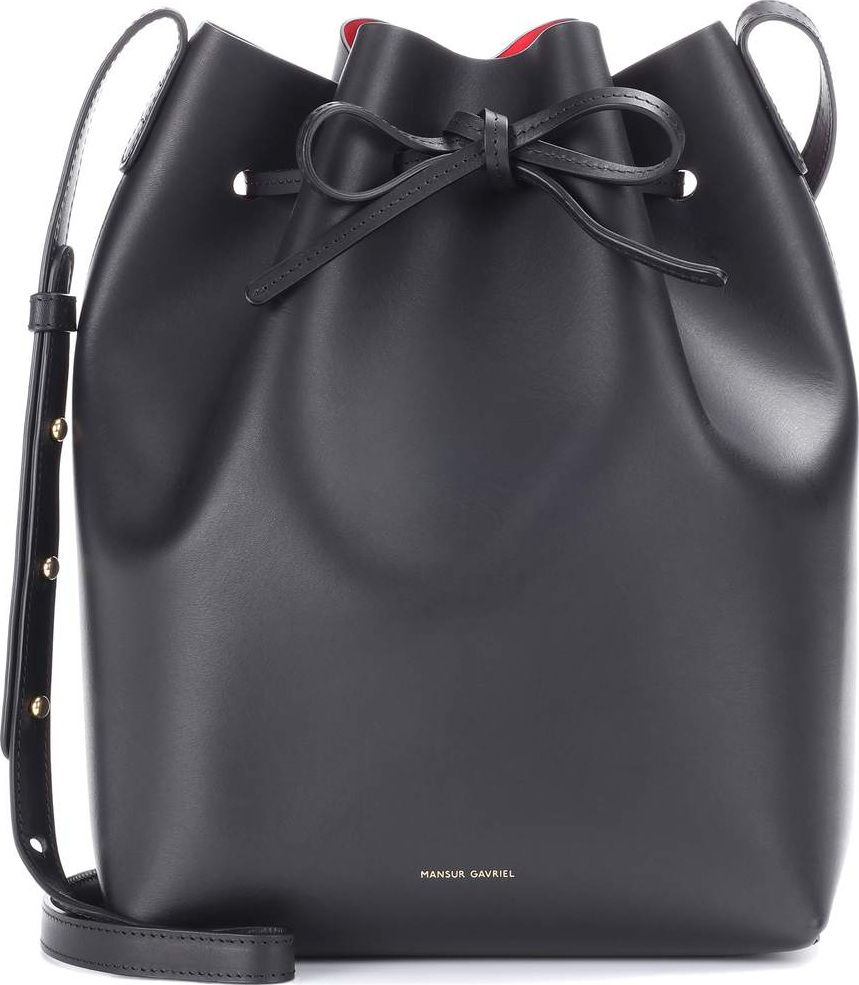 Mansur Gavriel Leather bucket bag