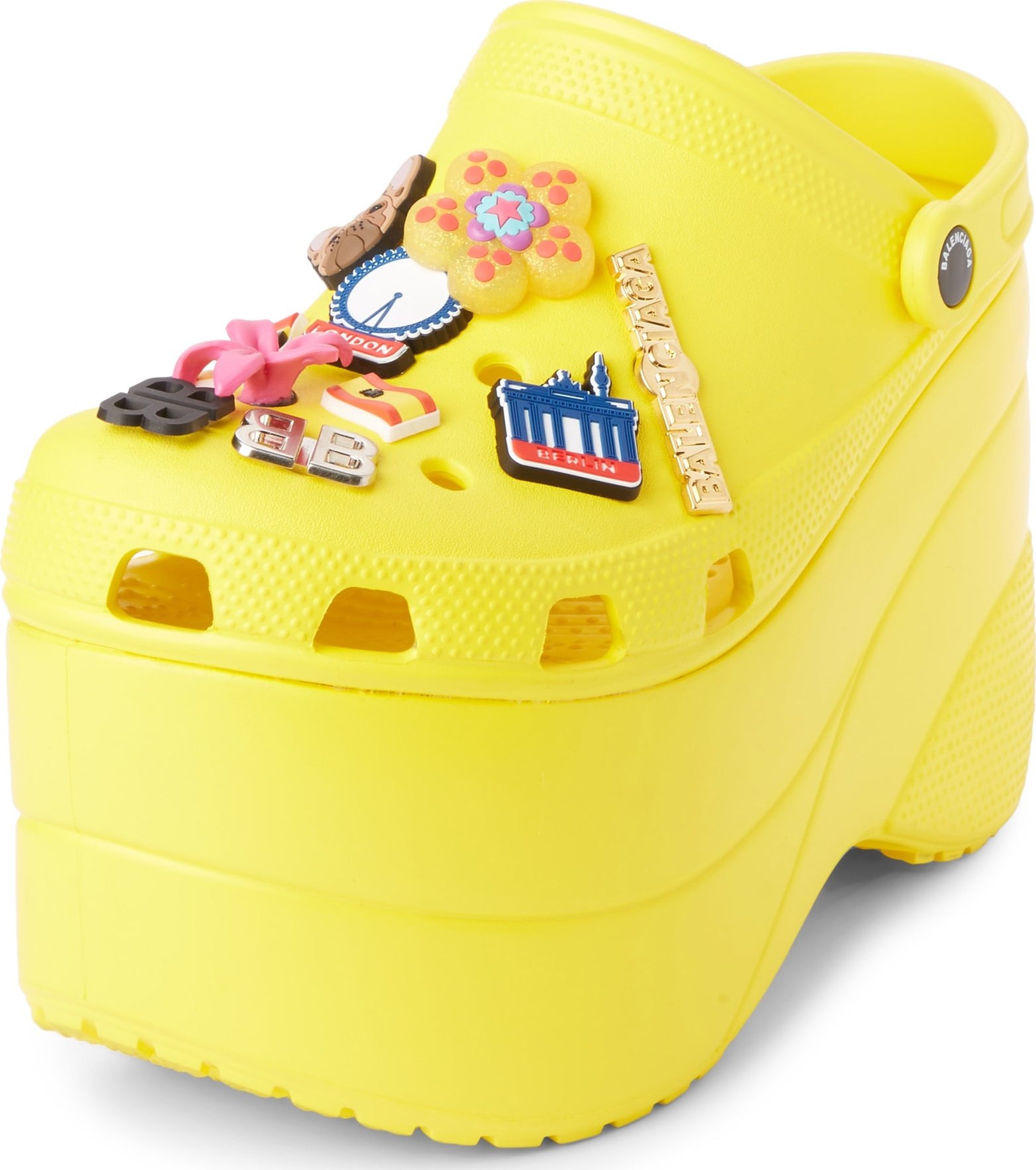 Balenciaga Foam Embellished Platform Clog