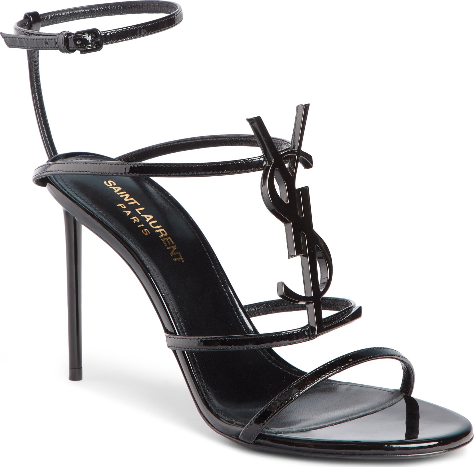 Saint Laurent Cassandra YSL Logo Sandal