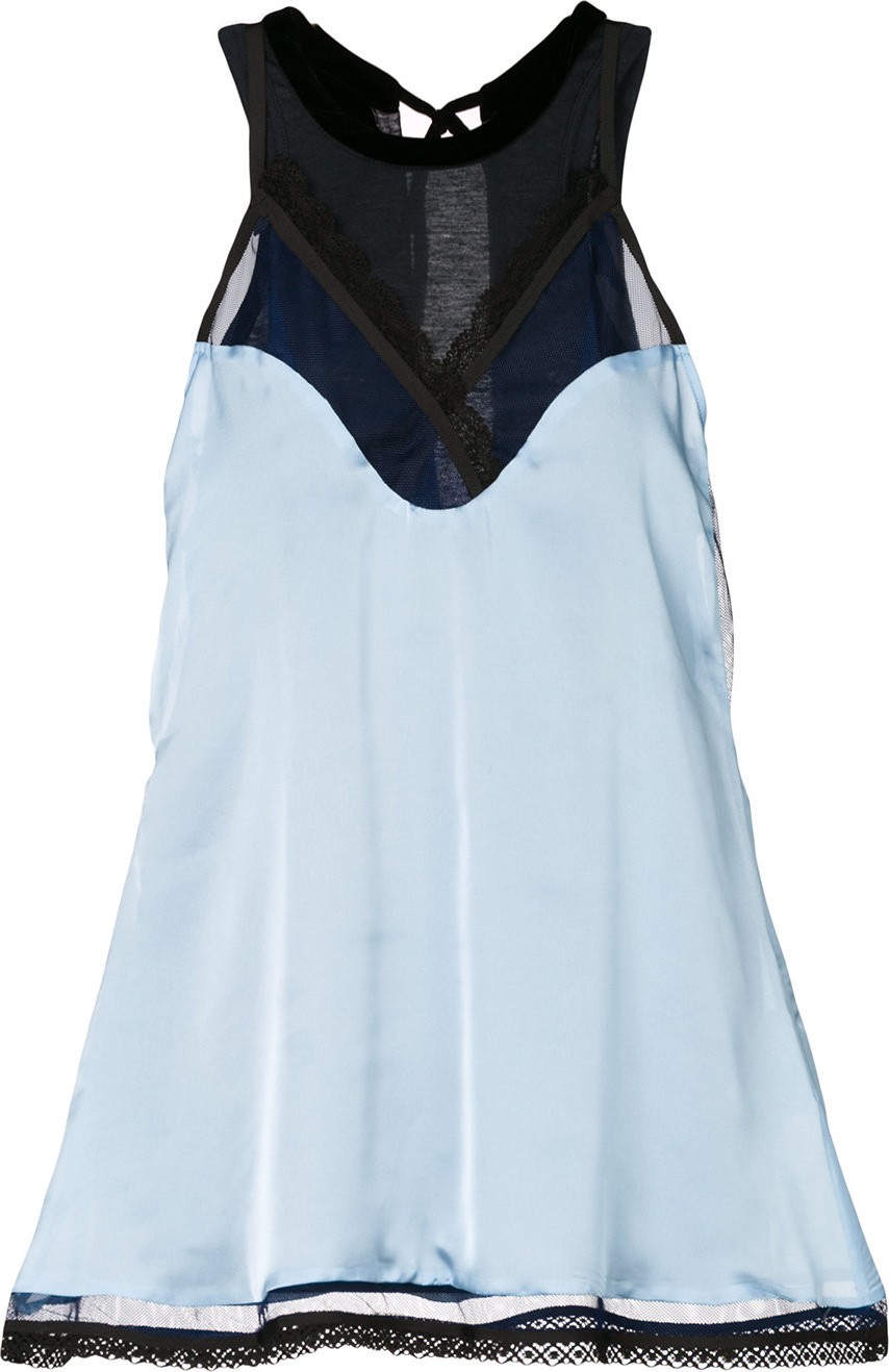 Sacai camisole layer blouse