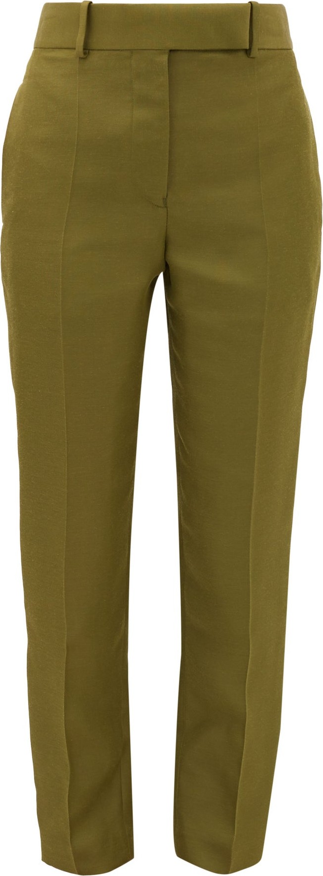 Haider Ackermann Tailored slim-leg canvas trousers