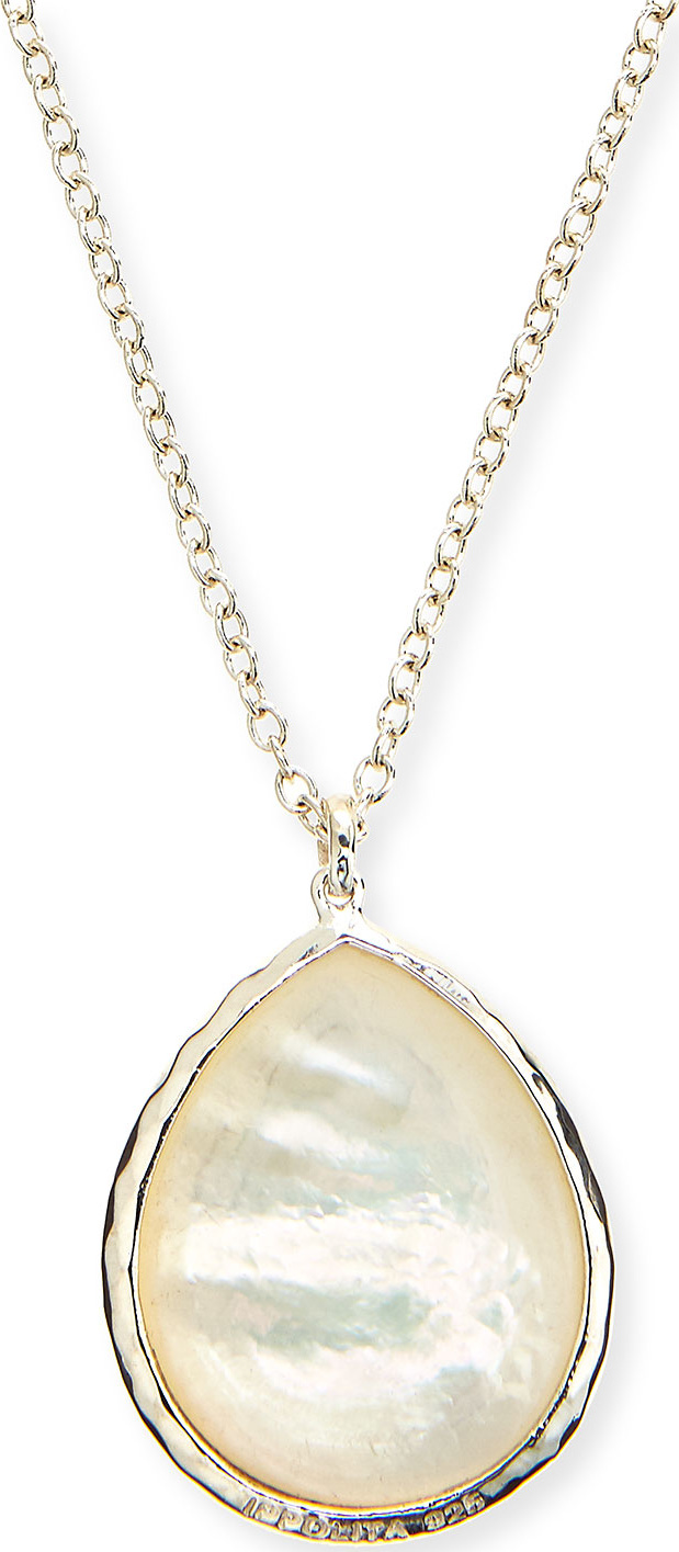 IPPOLITA Sterling Silver Teardrop Pendant Necklace, Mother-of-Pearl
