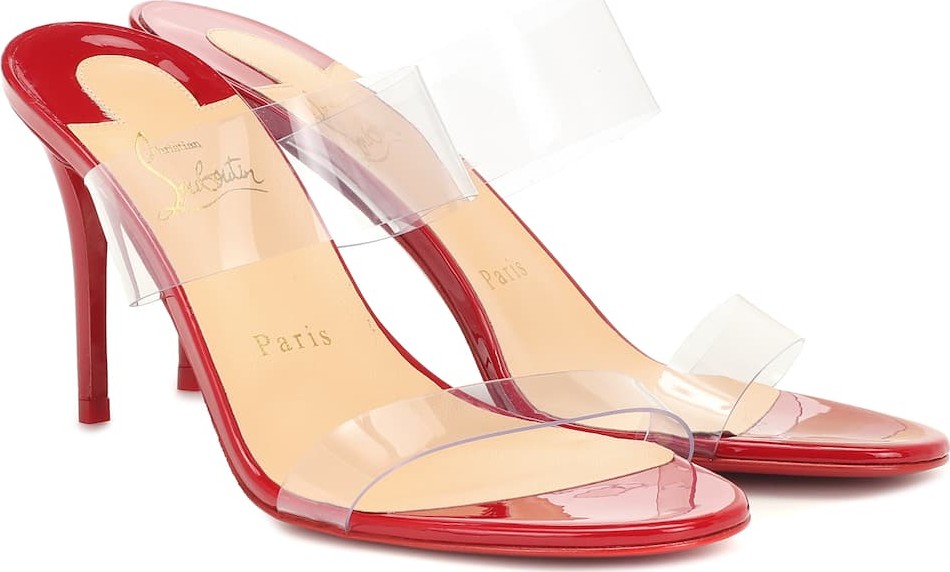 Christian Louboutin Just Nothing 85 PVC sandals