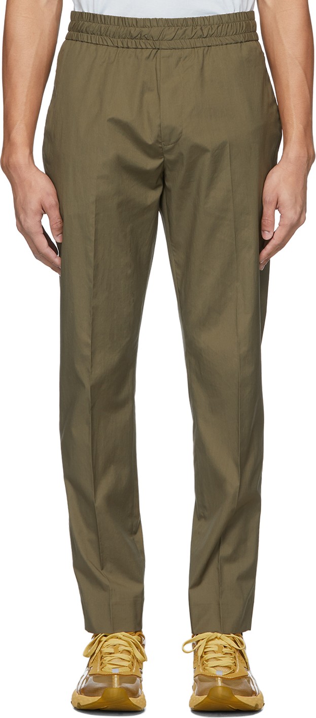 Acne Studios Khaki Cotton Ryder Trousers