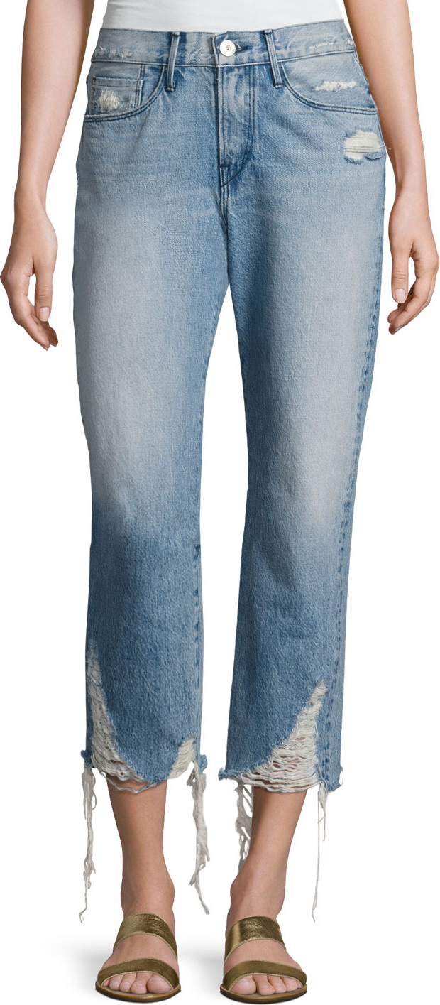 3X1 W3 Cropped Boyfriend Jeans, Higher Ground