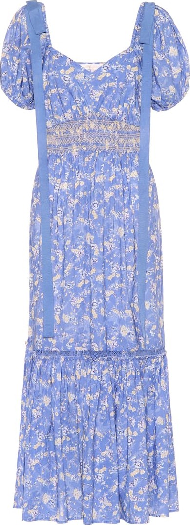 LOVESHACKFANCY Angie floral cotton dress