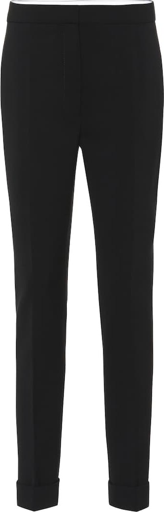 Stella McCartney High-rise skinny stretch wool pants