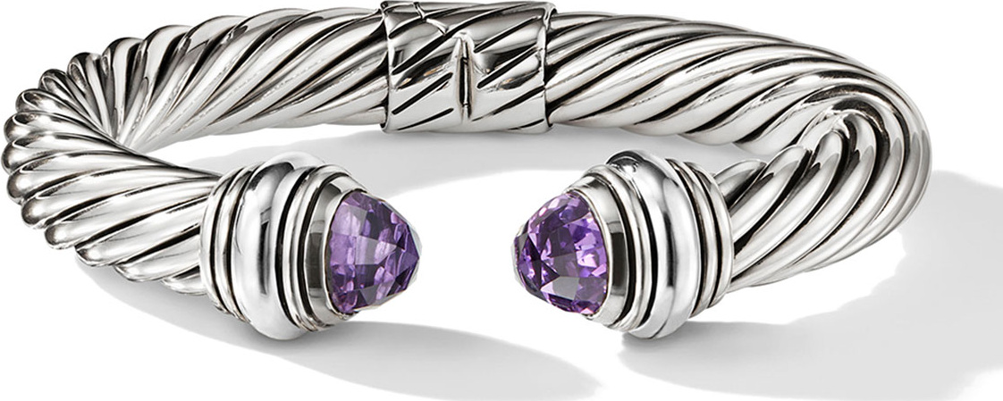 David Yurman Cable Classics Silver Kick Cuff Bracelet