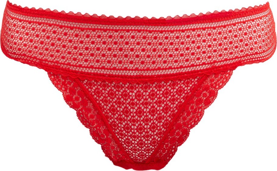 Stella McCartney Katie Kissing lace thong