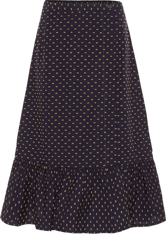 Baum und Pferdgarten Shakira cotton-poplin wrap skirt