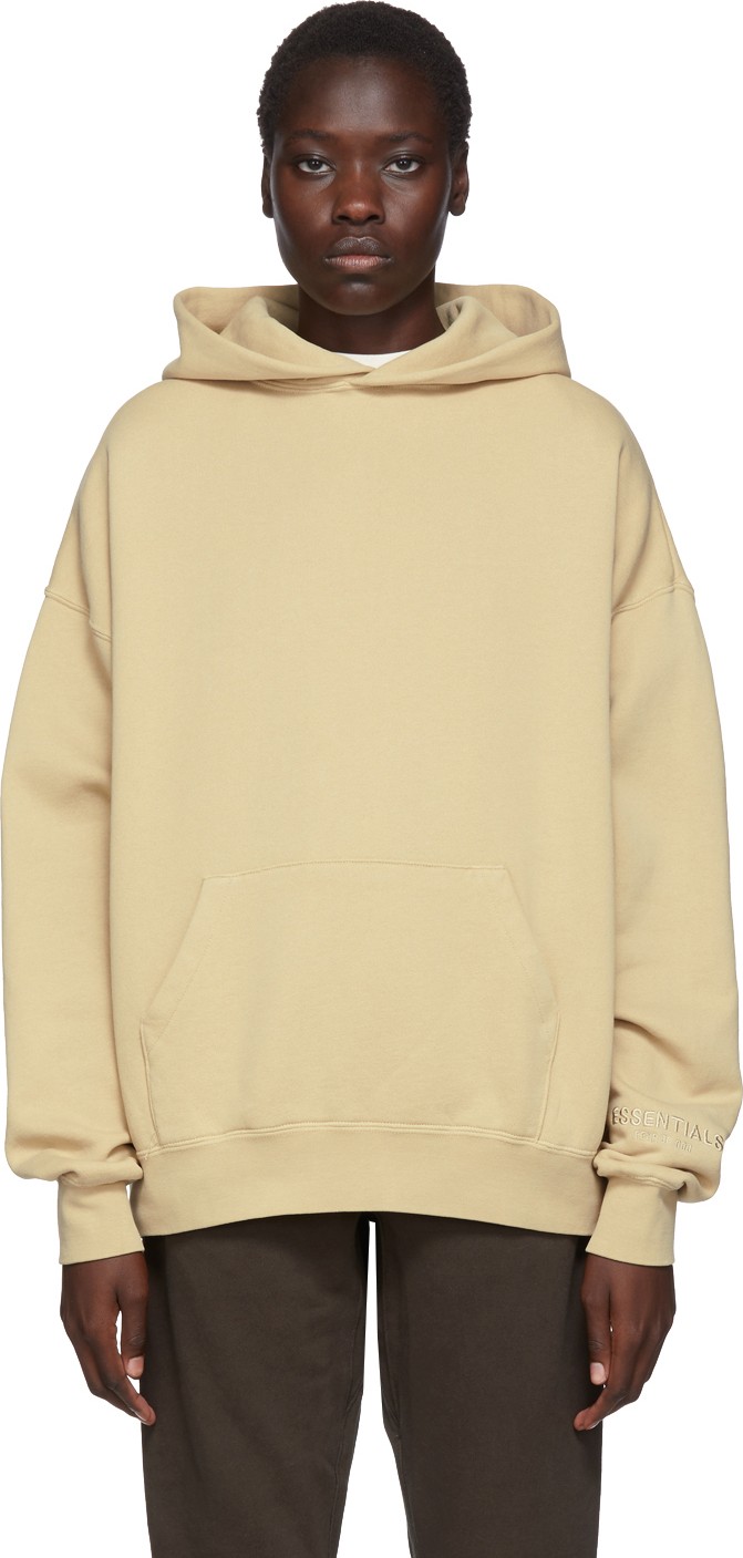 Essentials SSENSE Exclusive Beige Pullover Hoodie