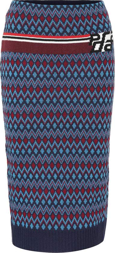 Prada Wool and cashmere skirt