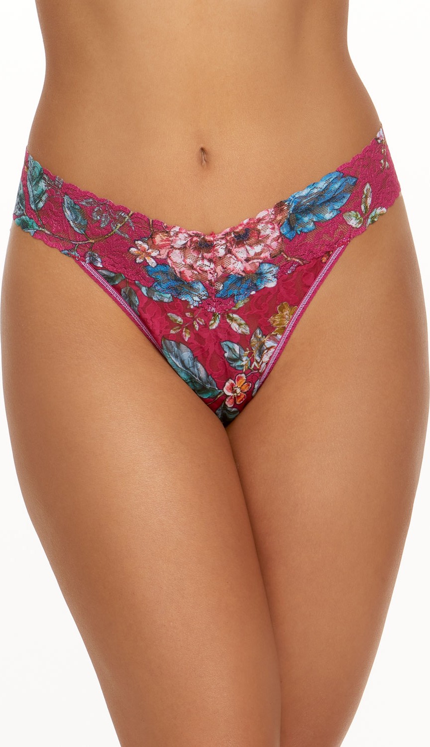 Hanky Panky Empress Floral Original Rise Signature Lace Thong