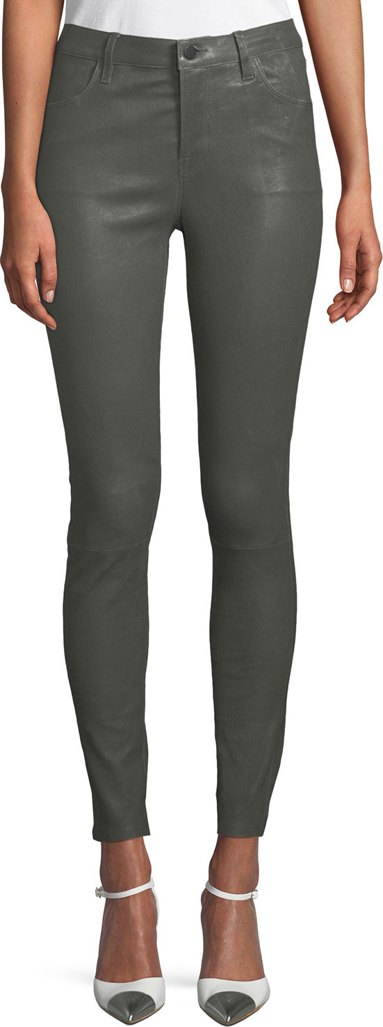 J BRAND Maria High-Rise Leather Pants