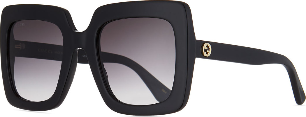Gucci Square Acetate Gradient Sunglasses