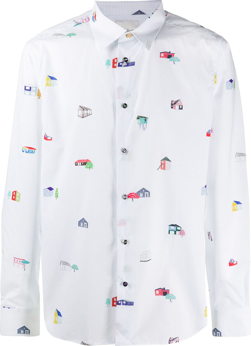 Paul Smith - House-print cotton shirt