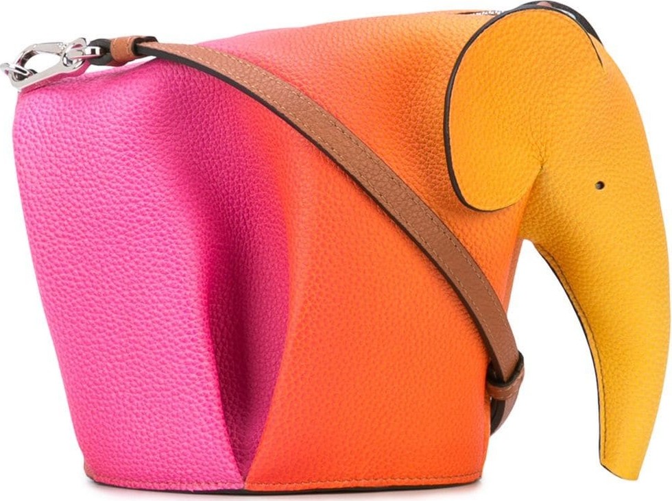 LOEWE Elephant Airbush Effect mini bag