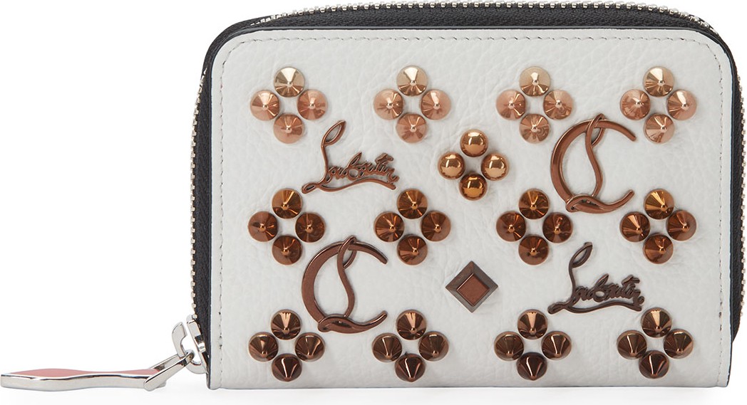 Christian Louboutin Panettone Embellished Leather Coin Purse
