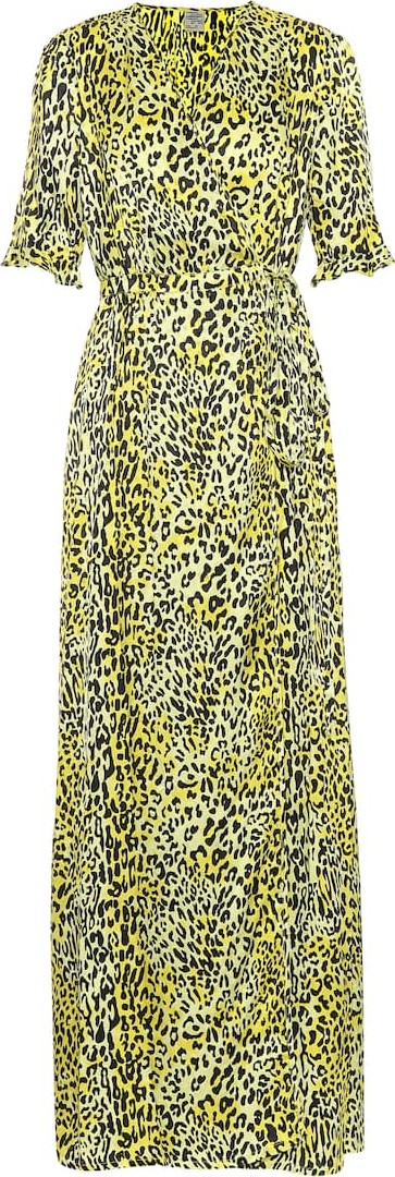 Baum und Pferdgarten Adelita silk jacquard wrap dress