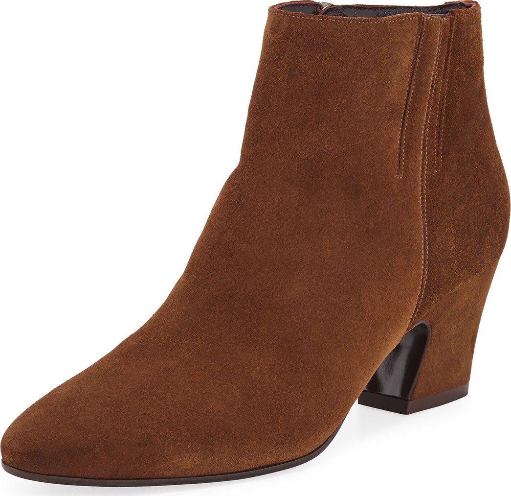 Aquatalia Orlina Suede Ankle Booties