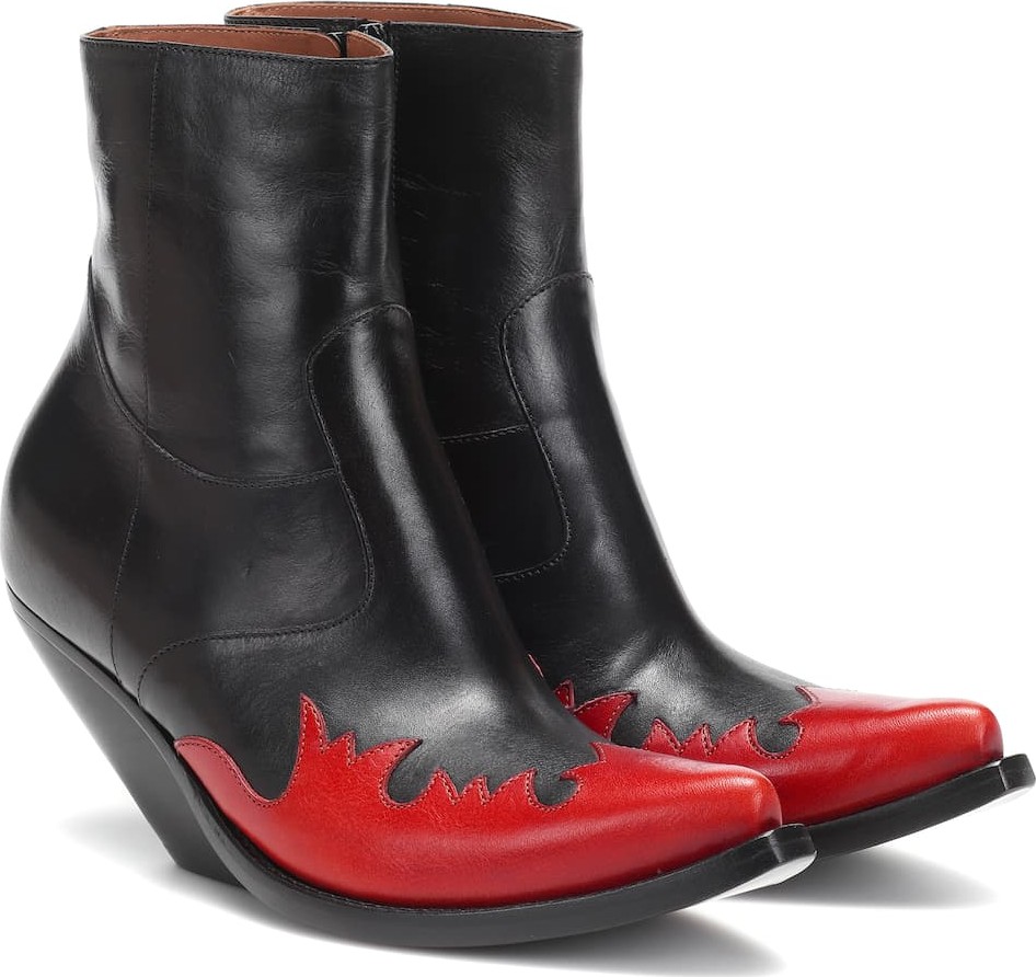 Vetements Leather ankle boots