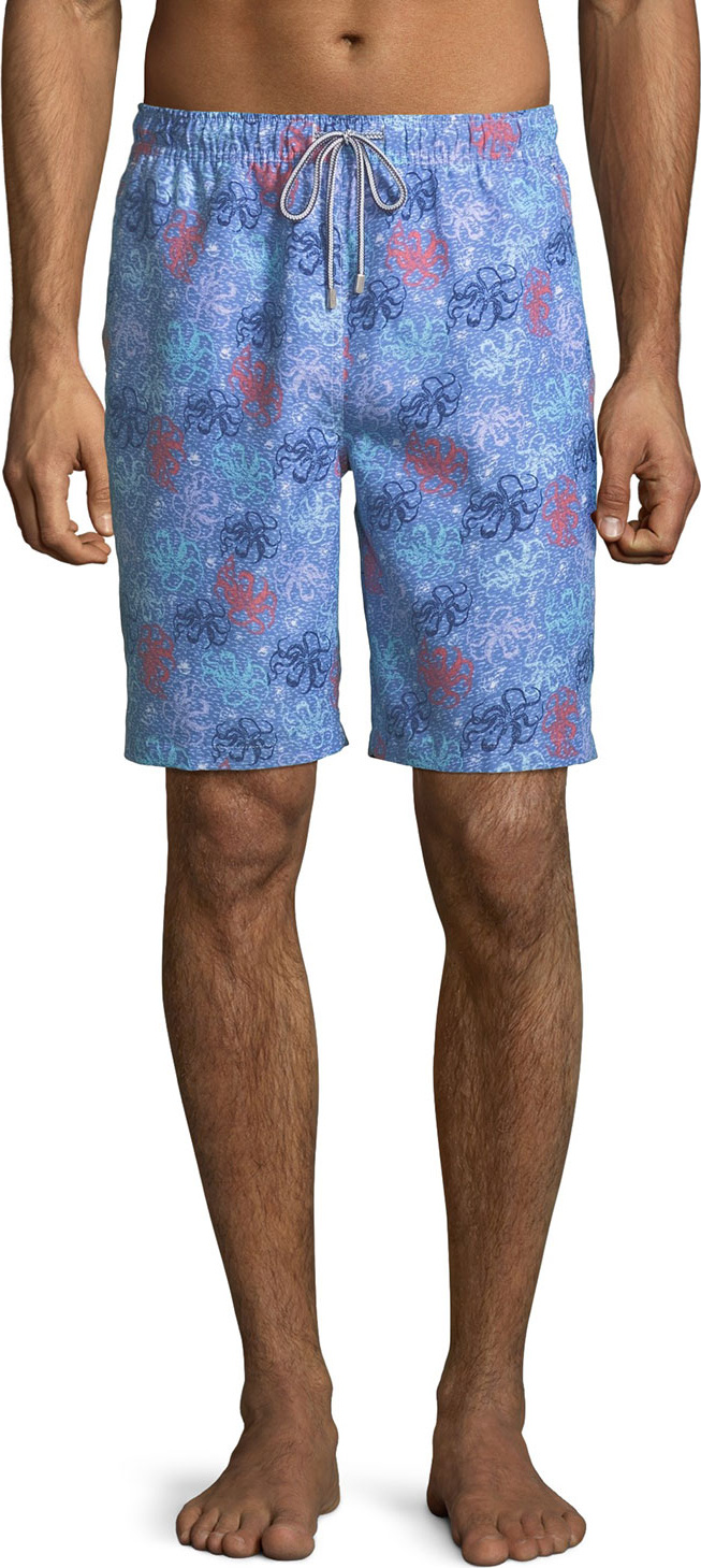 Peter Millar Men's Sea Monsters Swim Trunks