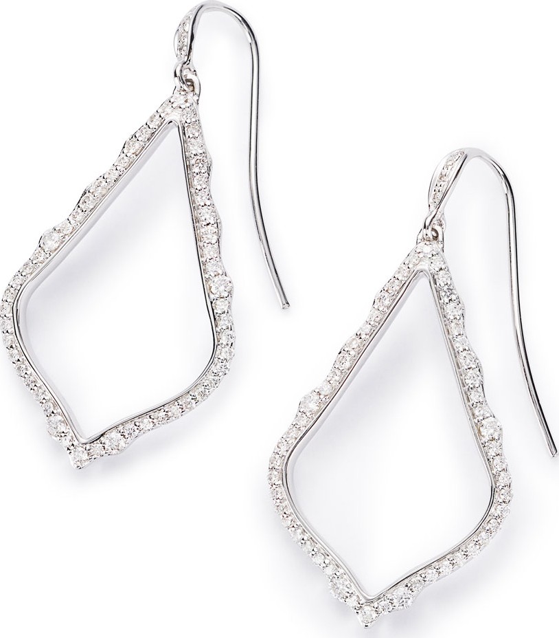 Kendra Scott Sophia 14k White Gold & Diamond Drop Earrings