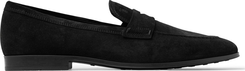Tod's Suede Penny Loafers