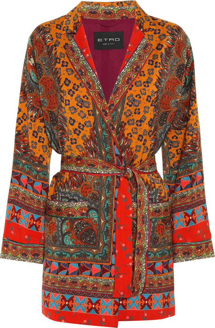 Etro Printed wool jacket
