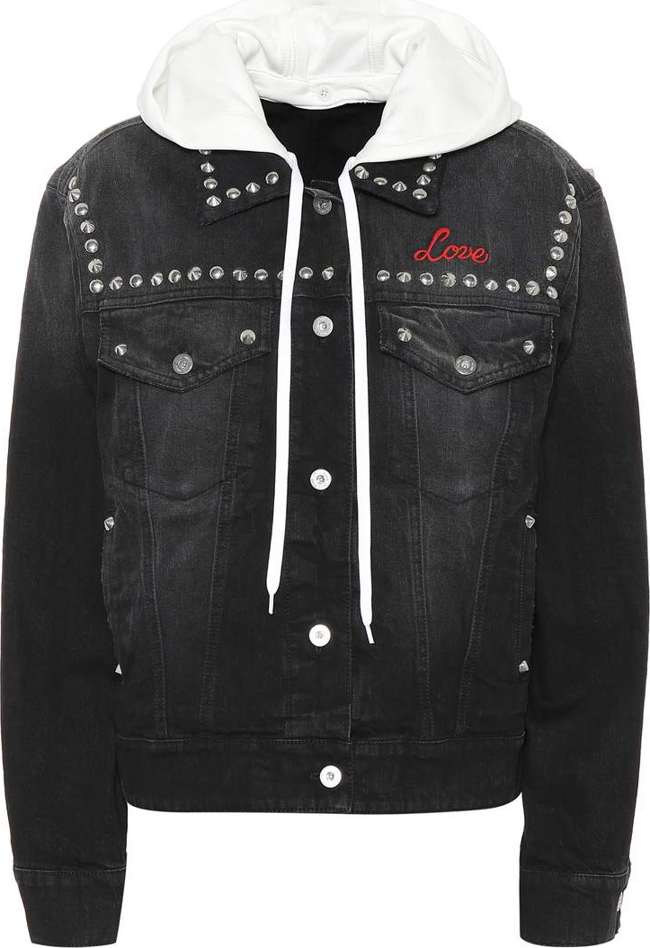 Miu Miu Embroidered denim jacket