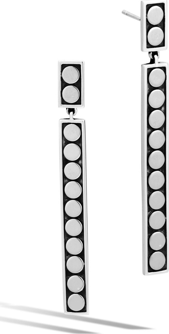 John Hardy Dot Linear Drop Earrings