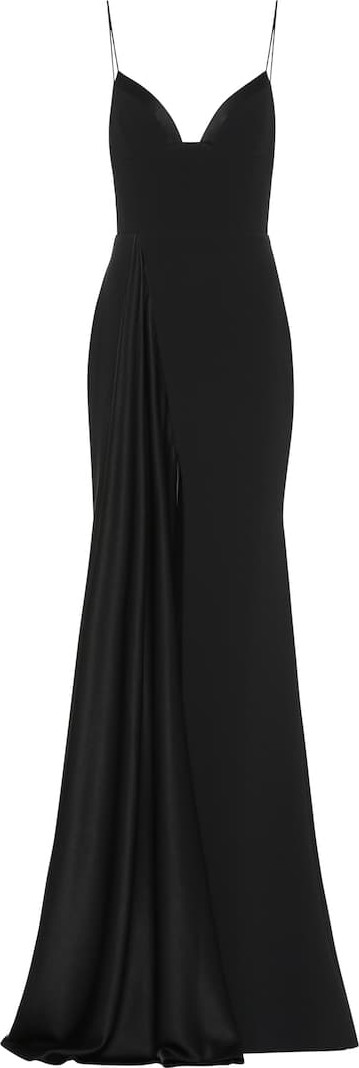 Alex Perry Harlyn satin crêpe gown
