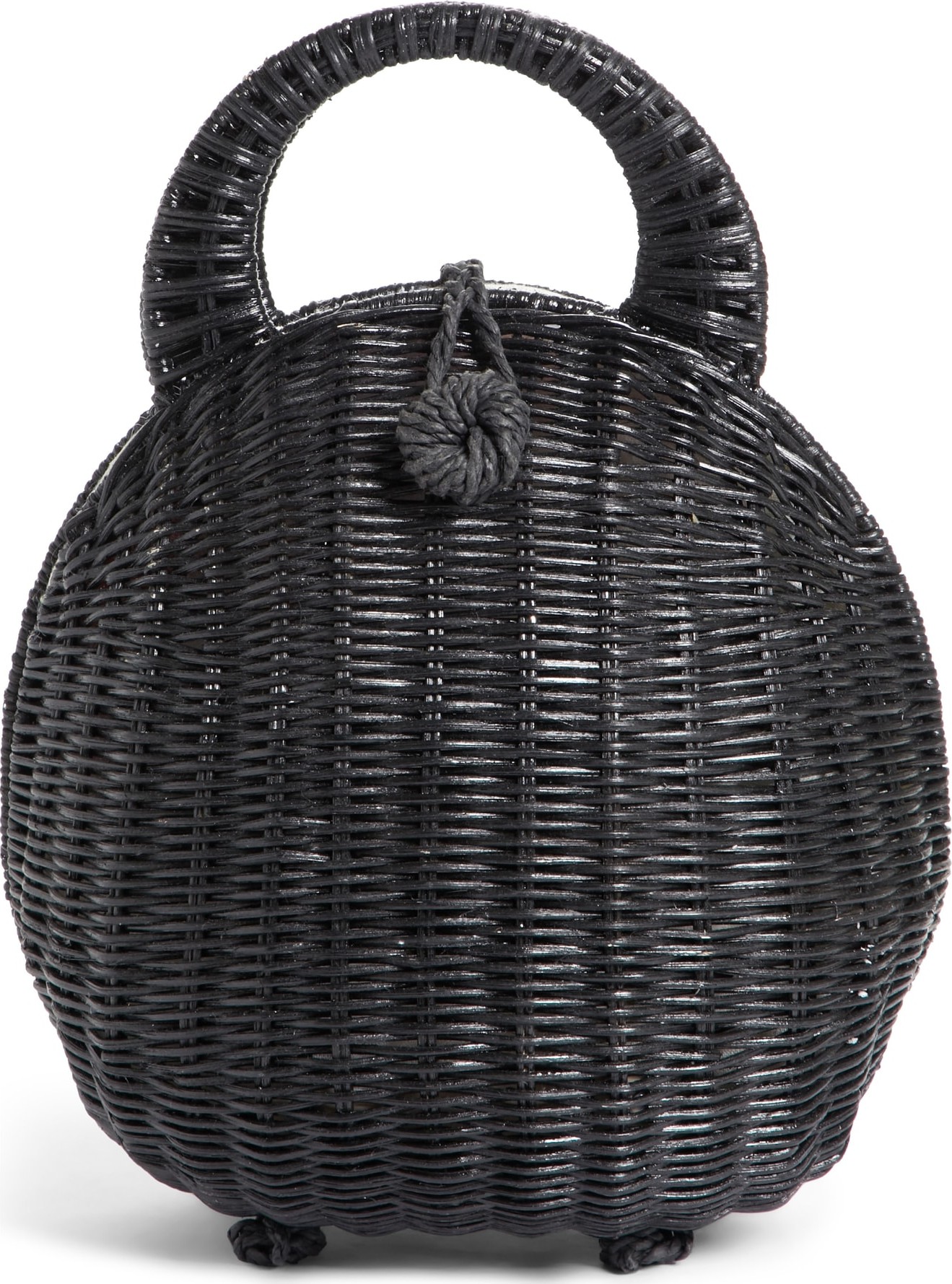 Cult Gaia Millie Rattan Clutch