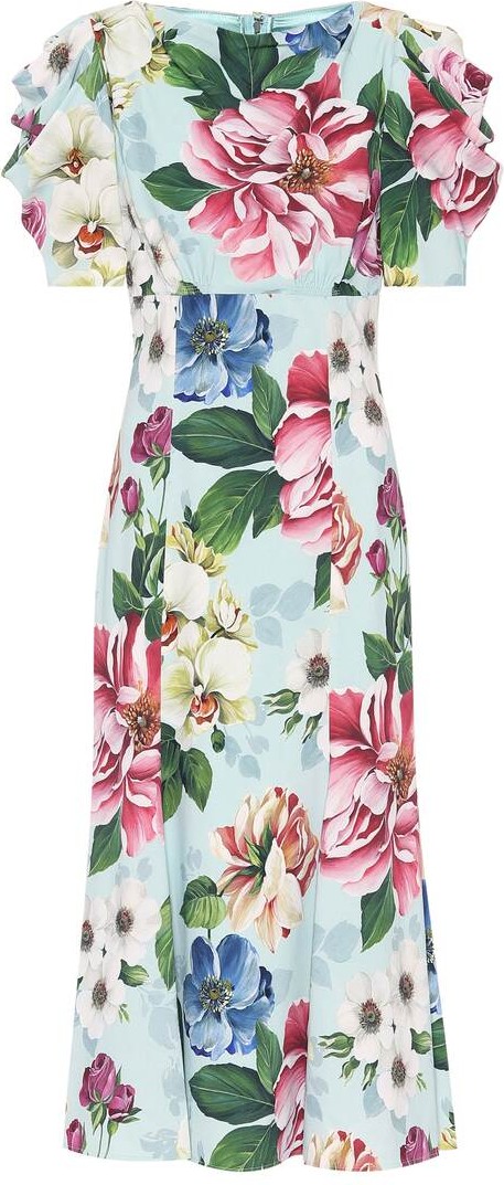 Dolce & Gabbana Floral midi dress