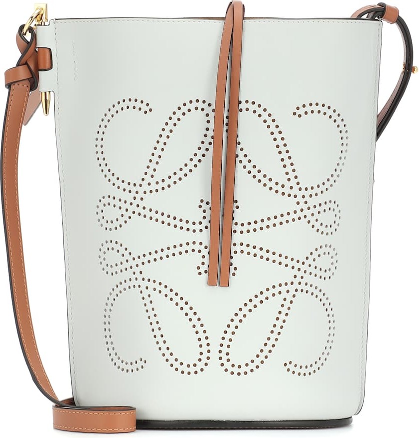 LOEWE Gate Anagram leather bucket bag