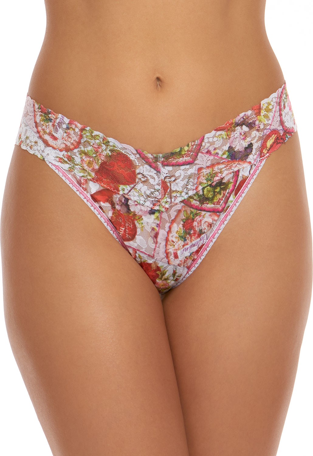Hanky Panky Vintage Valentine Lace Original-Rise Thong