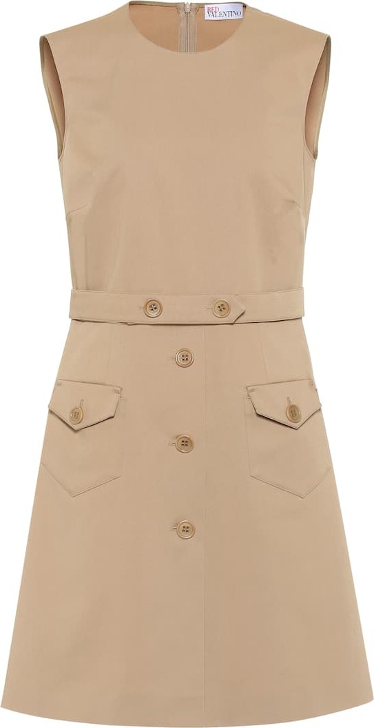 RED Valentino Stretch cotton shift dress