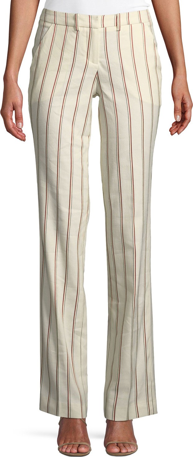 ba&sh Fara Striped Straight-Leg Pants