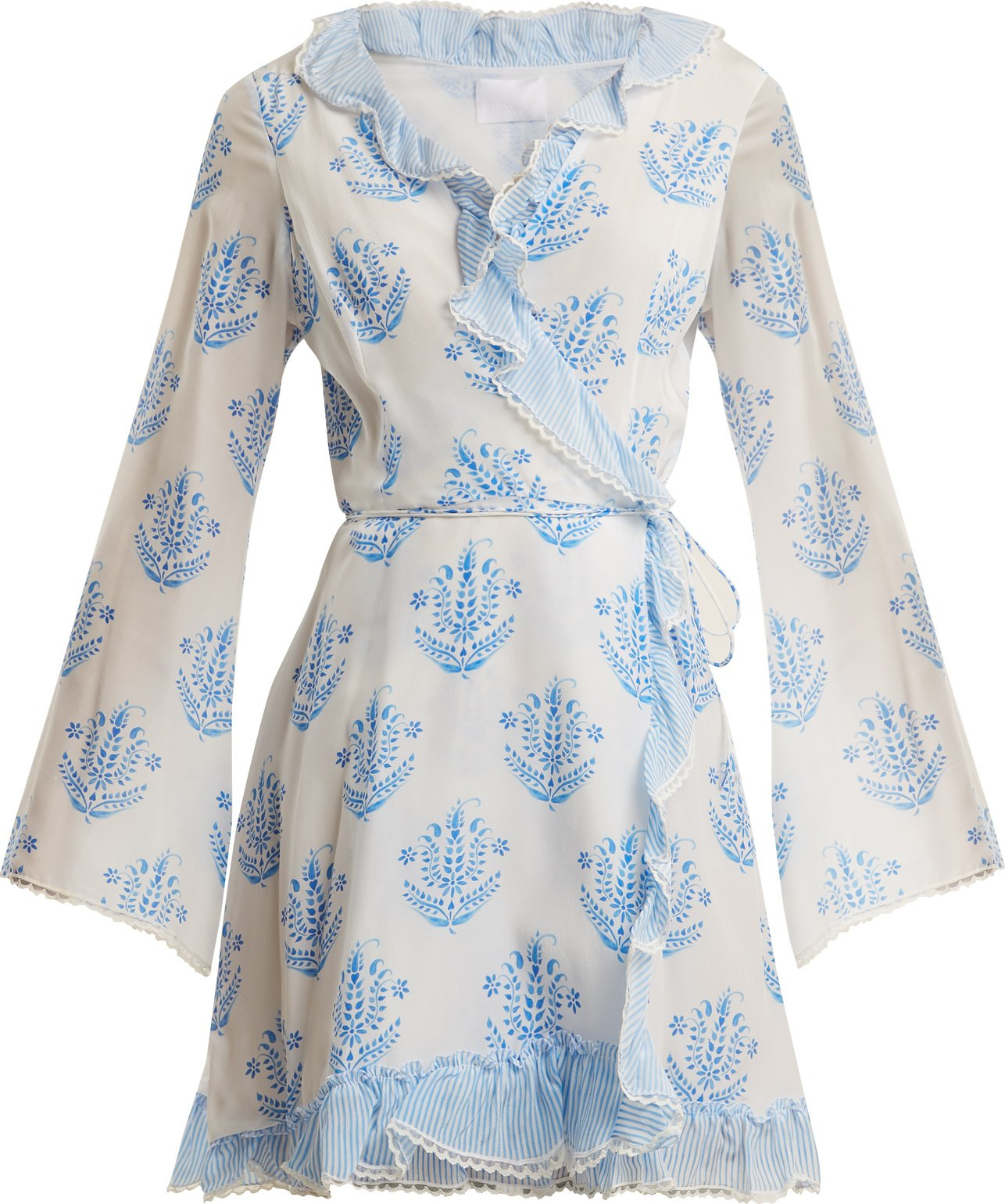 Athena Procopiou Vagabond long-sleeve wrap dress